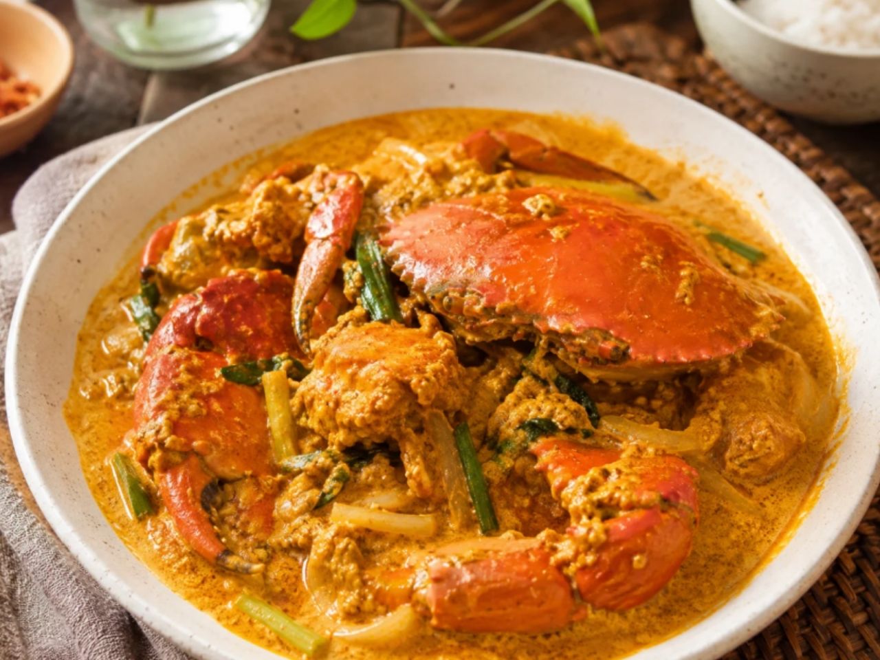 Yellow Curry Crab in Yaowarat