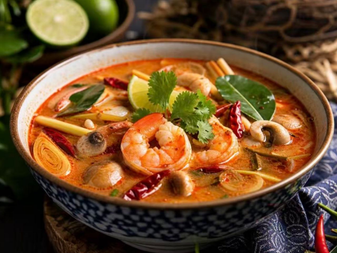 Tom Yum Goong Hot-and-Sour Soup