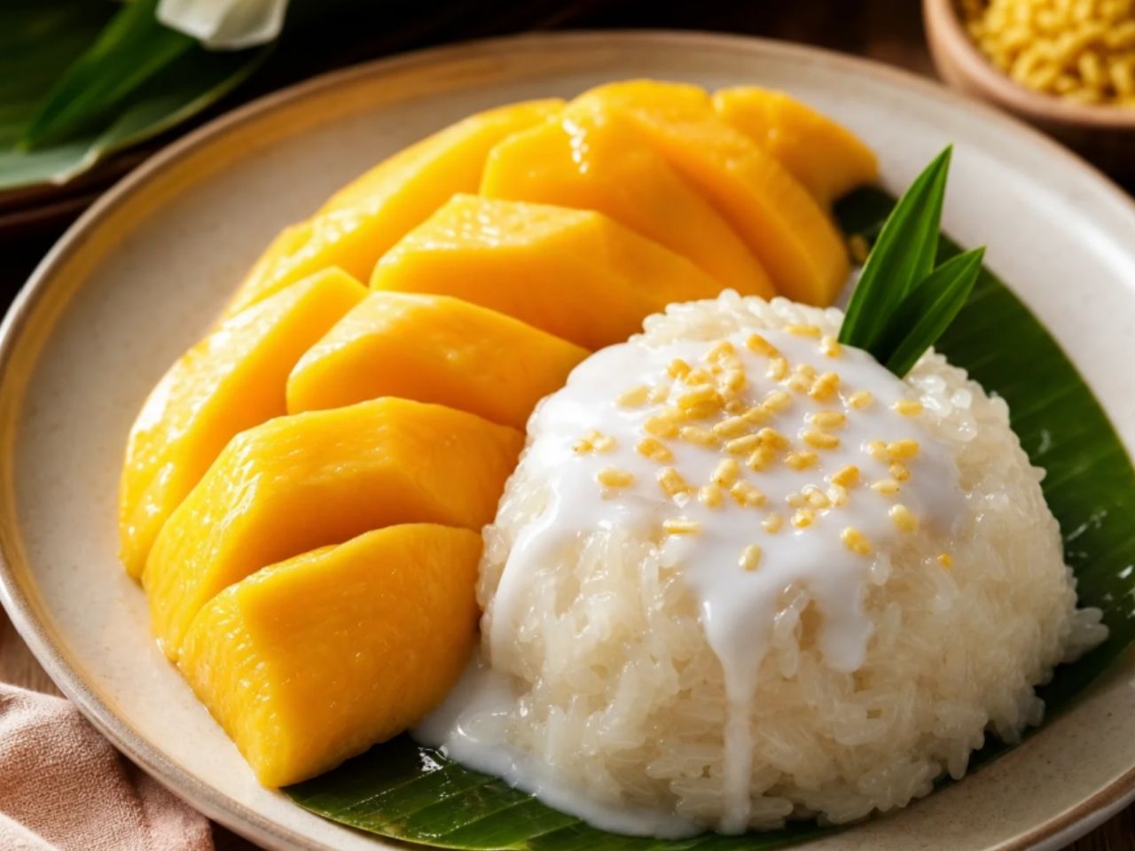 Mango Sticky Rice After Spicy Meals