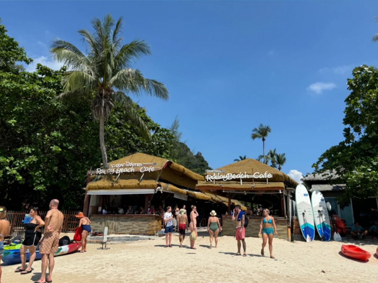 Railay Beach and Limestone Cliffs