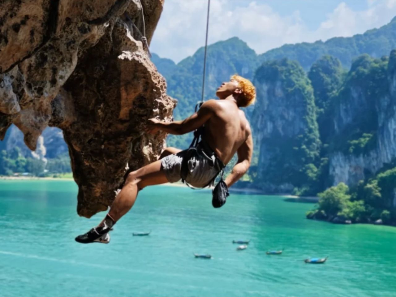 Rock Climbing on Railay Cliffs